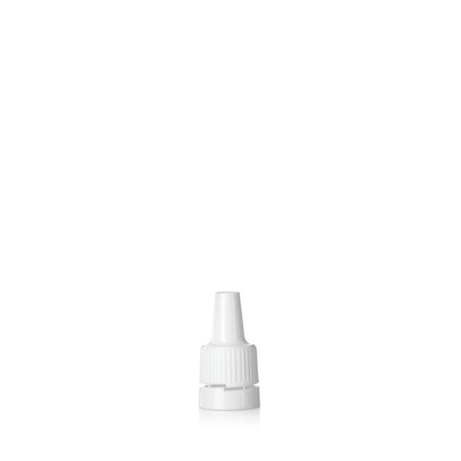Cap for dropper systems or nasal sprayers