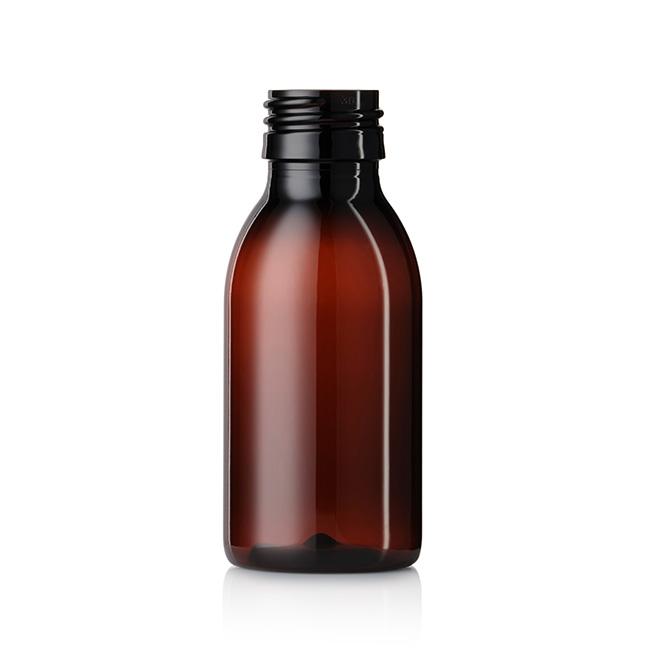 PET-Alfa 100R/28/G a pharmaceutical bottle of liquids manufactured by ALPLApharma
